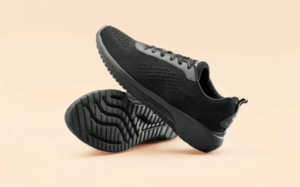 Everyday Basic Sneakers : Electric Black - Image 3