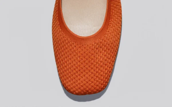 Plush Square Flats : Apricot - Image 3