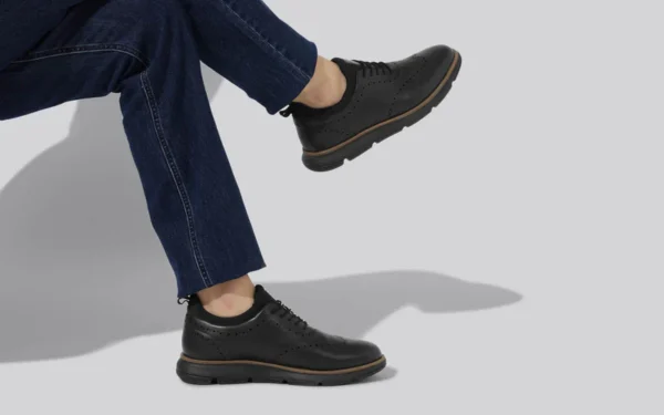 Crossover Brogues : Black - Image 4