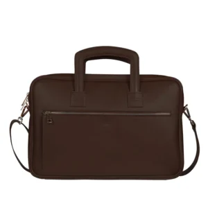 Brown Leatherette Laptop bag