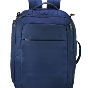 Navy Blue Polyester Backpack