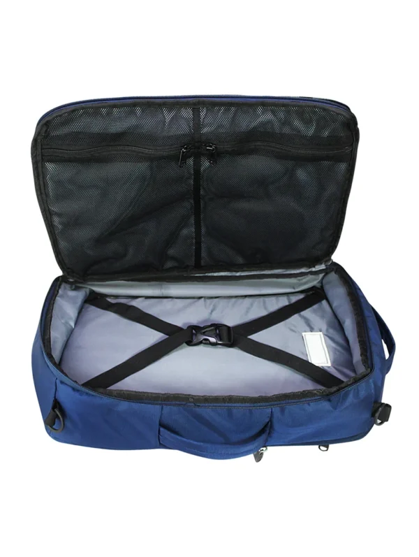 Navy Blue Polyester Backpack - Image 3