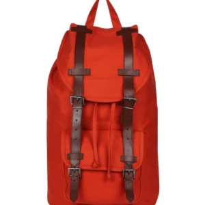 Red Canvas Backpack
