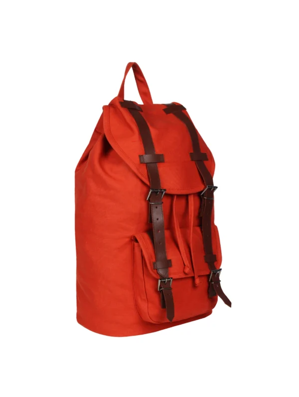 Red Canvas Backpack - Image 3
